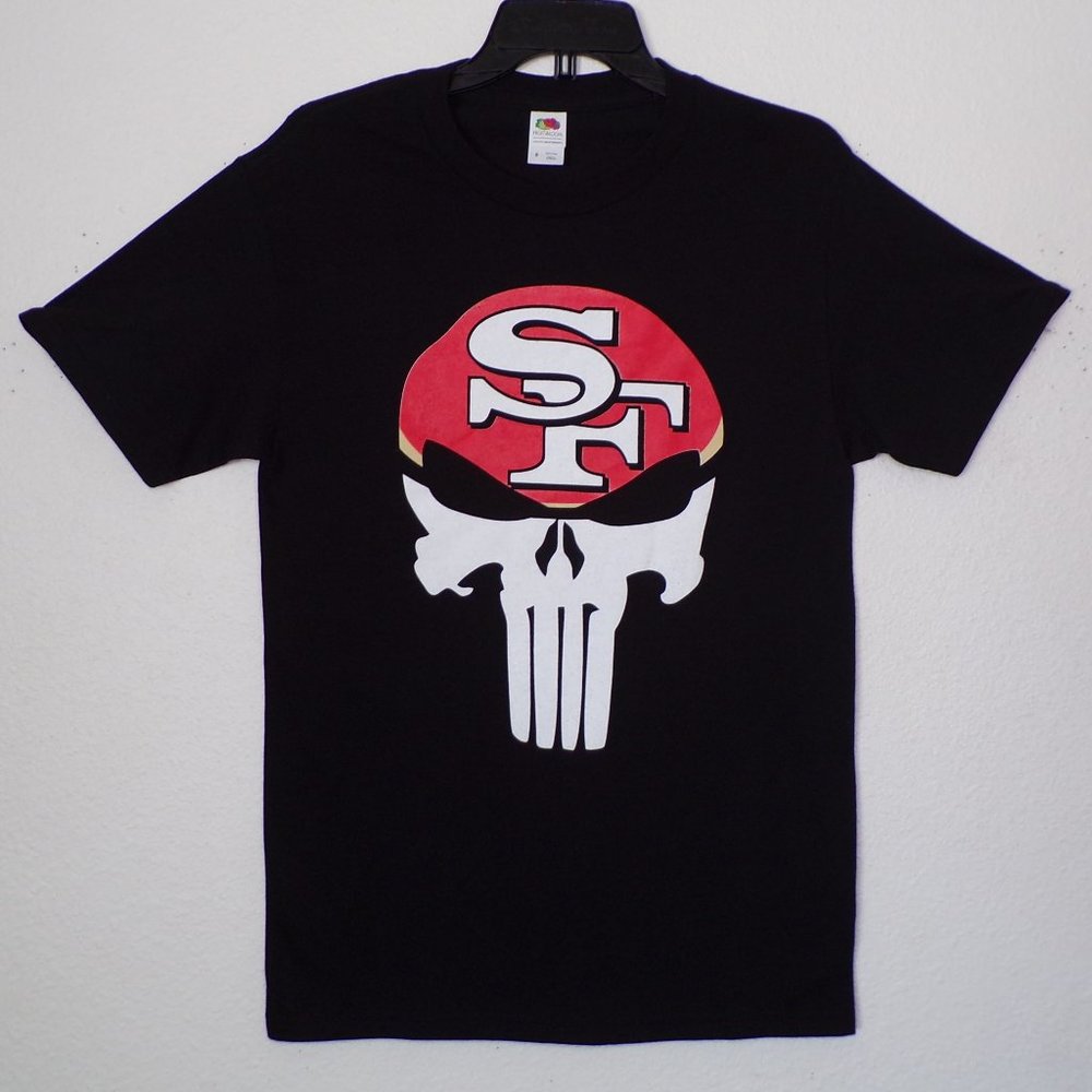 "49ers Skull" Unisex Silkscreen T-Shirt – Small–3XL